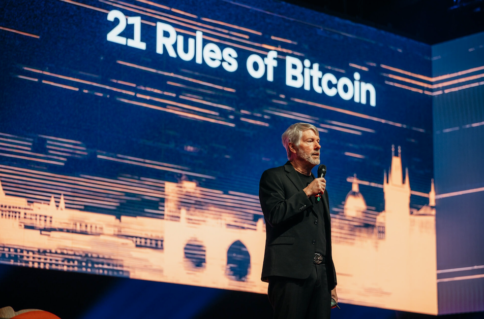 Michael Saylor tại BTC Prague tháng 6 năm 2024. Nguồn: BTC Prague