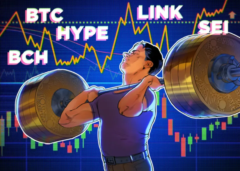 Bitcoin đóng cửa hàng tuần mức cao nhất trên 108K - Liệu HYPE, BCH, LINK và SEI có theo sau?