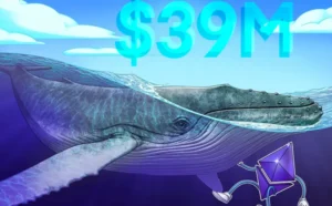 Cá voi Ethereum mua vào 39 triệu USD dù ETH giảm mạnh hơn Bitcoin