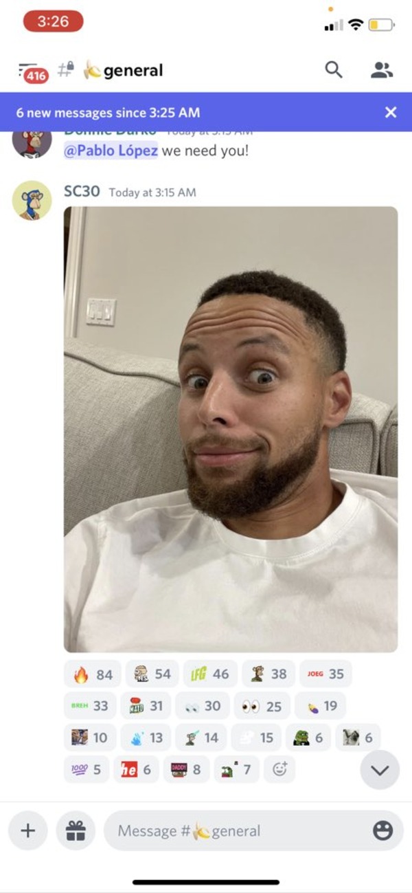 NBA star Stephen Curry gia nhập BAYC. Nguồn: CryptoStorm