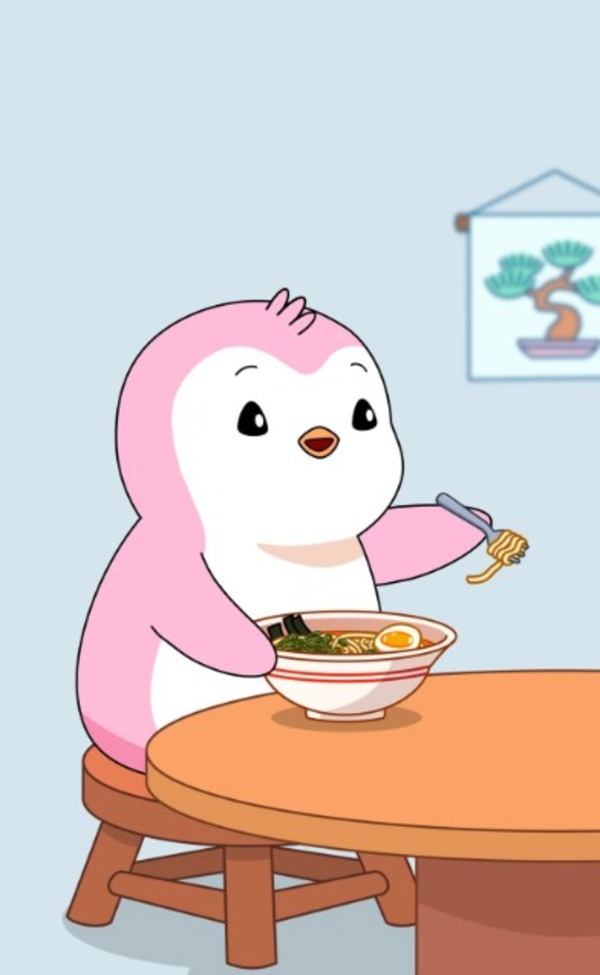 Pudgy Penguins đăng các video hoạt hình về hai chú chim cánh cụt. (Nguồn: Pudgy Penguins)