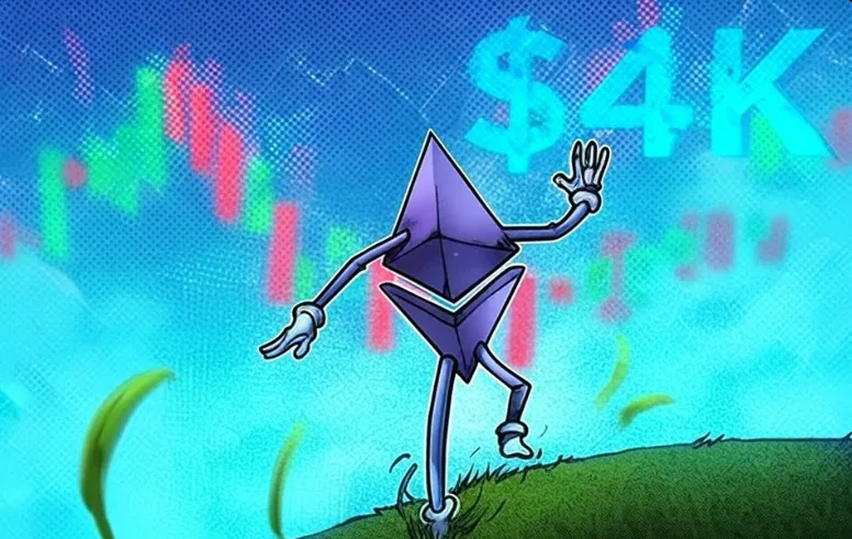 Ether đạt 4.000$ lần đầu tiên kể từ tháng 12 năm 2024