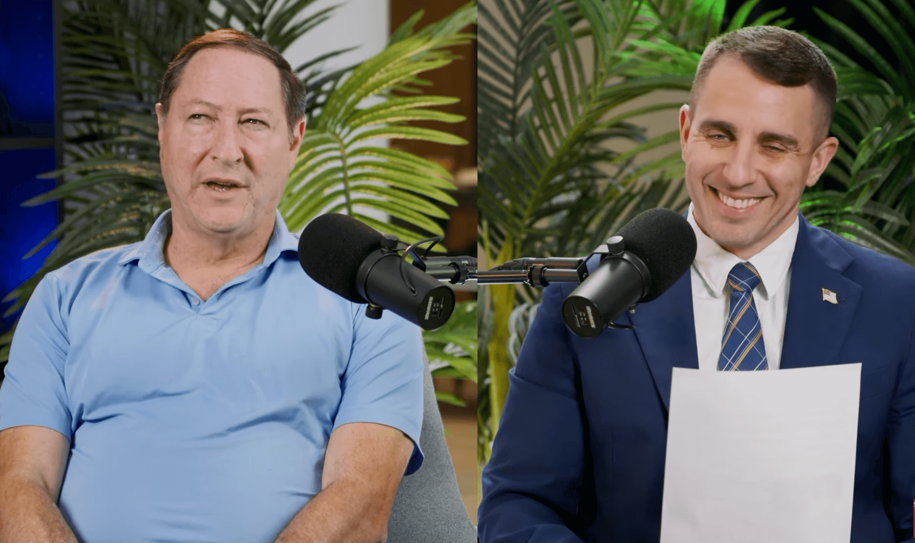 Jordi Visser (trái) trò chuyện với Anthony Pompliano (phải) trên kênh YouTube của anh ấy vào thứ Sáu. Nguồn: Anthony Pompliano
