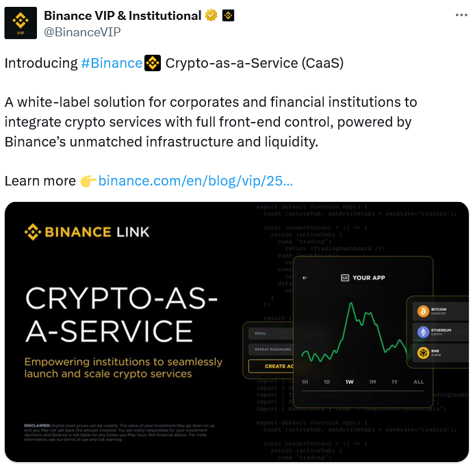 Nguồn: Binance VIP & Institutional