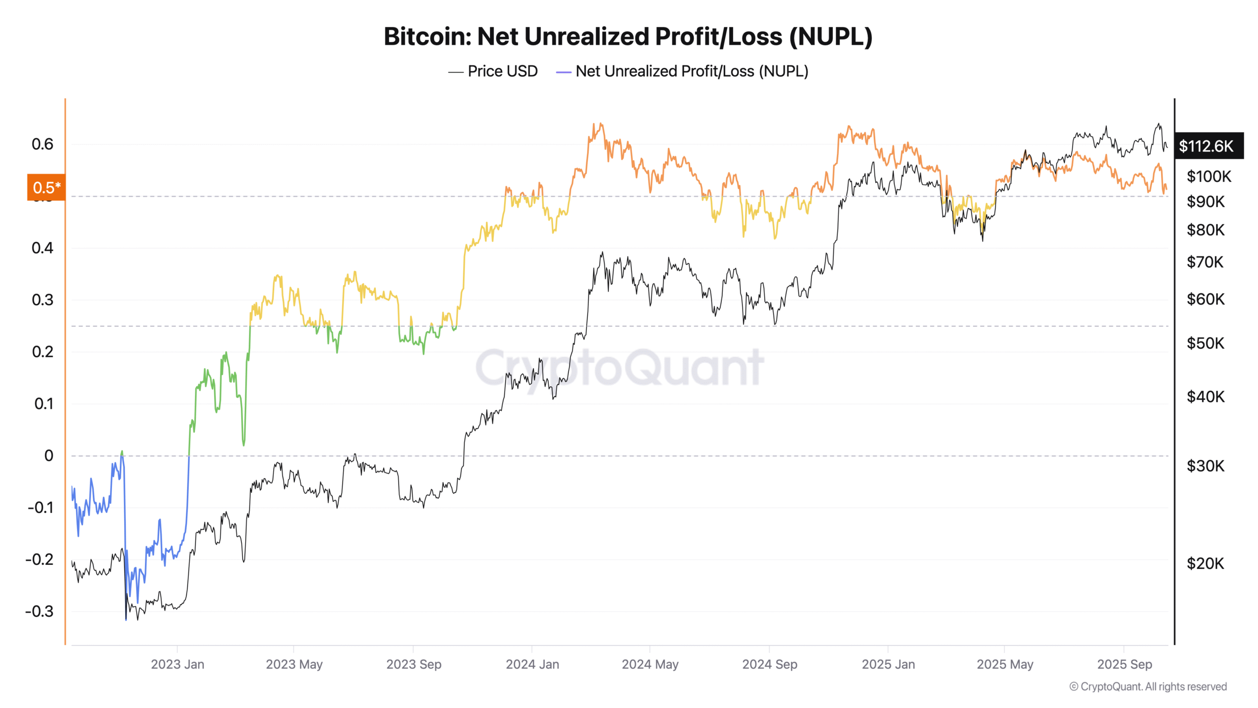 BitcoinNUPL. Nguồn: CryptoQuant