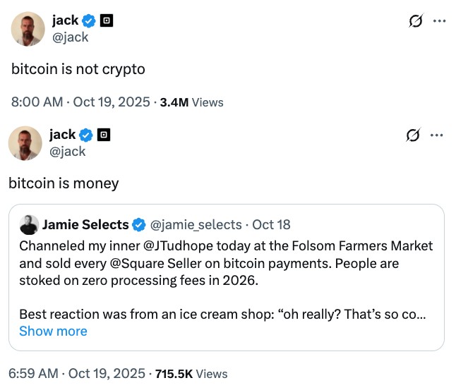 Nguồn: Jack Dorsey