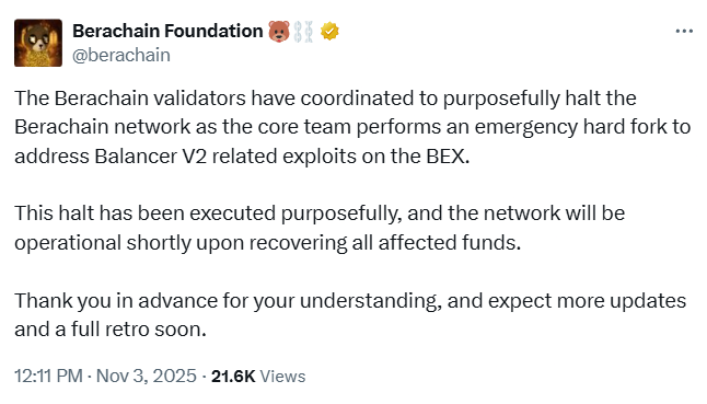 Nguồn: Berachain Foundation